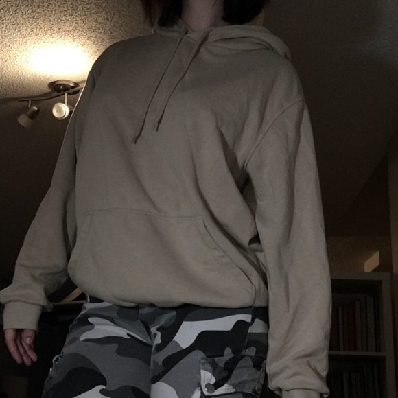 Tan Medium Hoodie - Picture 1 of 6